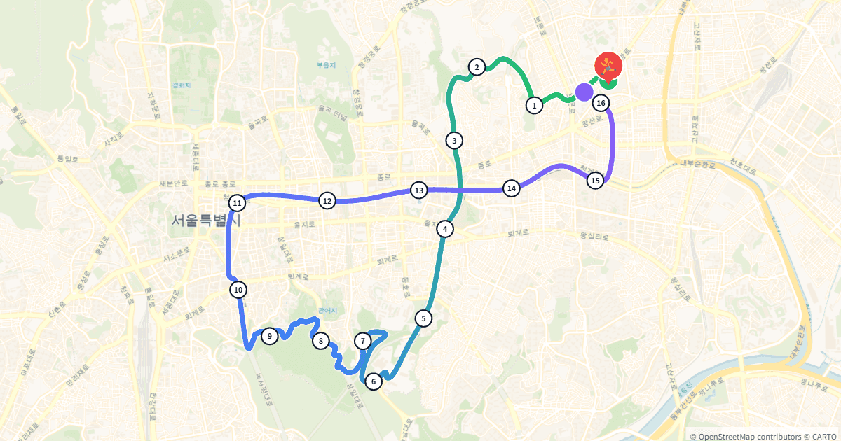 목요일20km코스