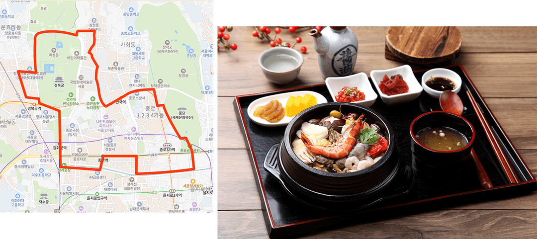 광화문 강아지런 코스 7.8km 러닝 코스